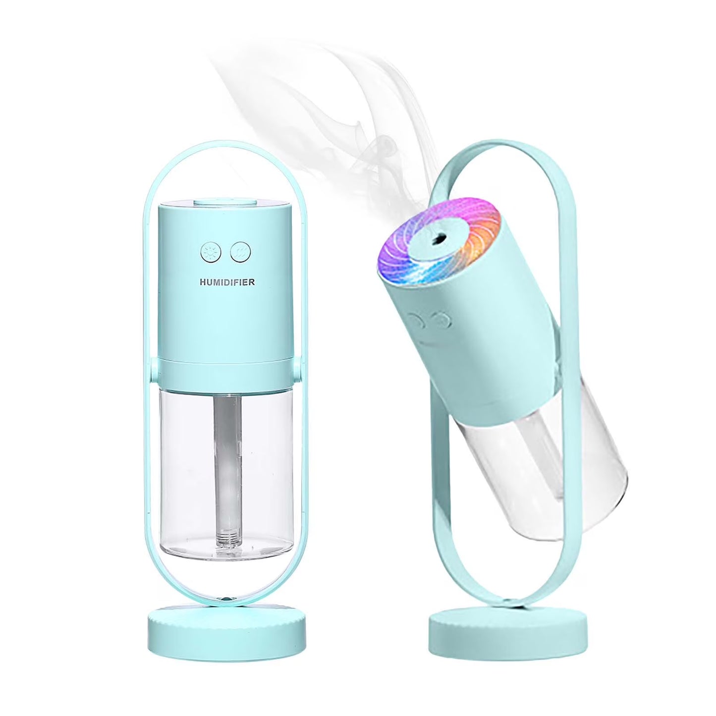 Dengmore Cool Mist Humidifier Humidifier Desktop Mini Humidifier Aroma Diffuser 360° Angle for Bedroom Room Office Car Living Room and Dining Room