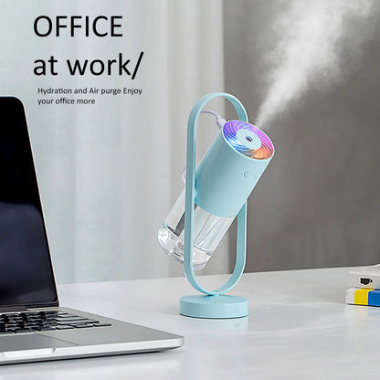 Dengmore Cool Mist Humidifier Humidifier Desktop Mini Humidifier Aroma Diffuser 360° Angle for Bedroom Room Office Car Living Room and Dining Room